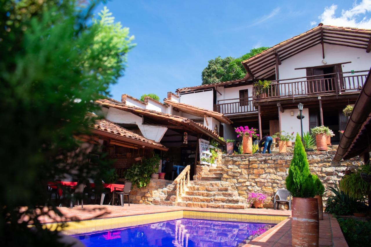La Serrana Hostal Spa Socorro Eksteriør bilde